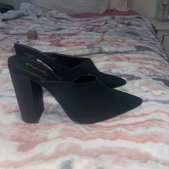 Qupid black heels - Picture 2 of 4